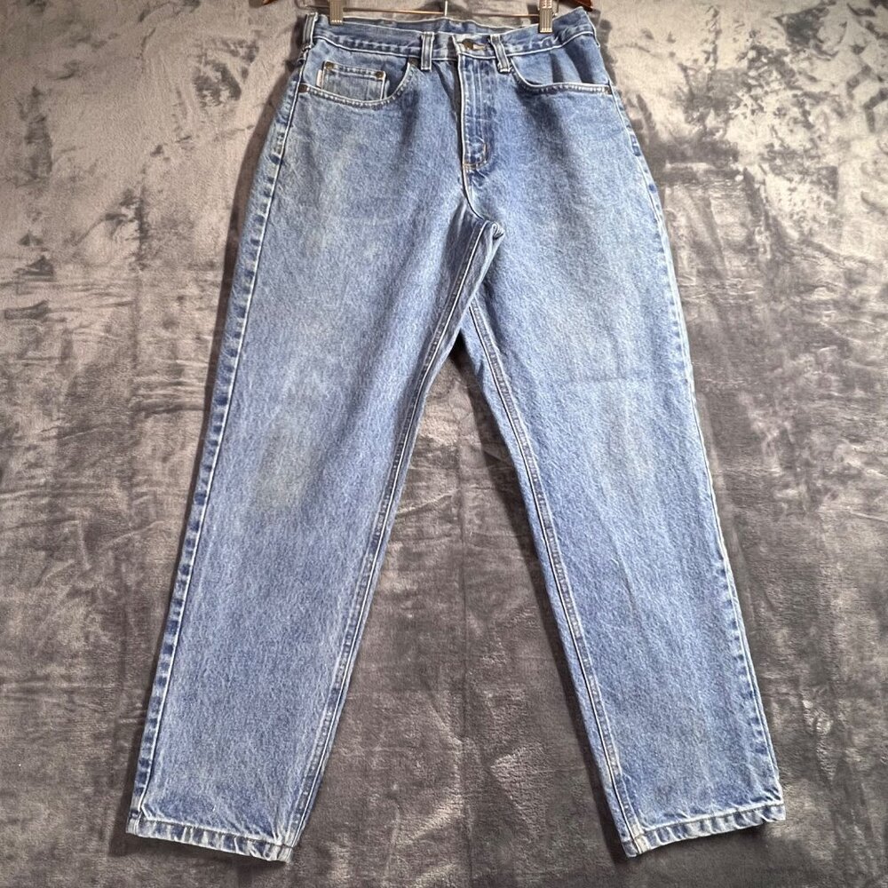 Carhartt Men's 32x30 Relaxed Fit Denim Jeans Classic Blue 100% Cotton